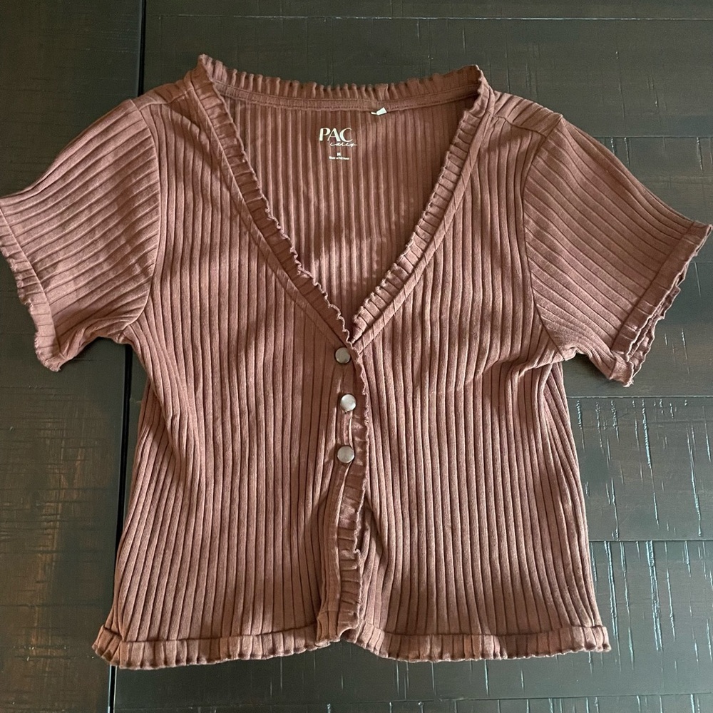 Pacsun brown top (size medium)